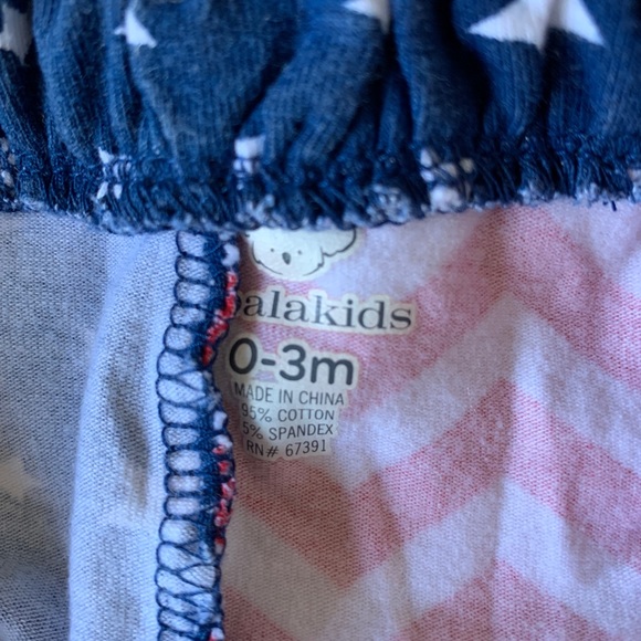 KOALA KIDS patriotic infant set shorts tank EUC - Picture 3 of 3